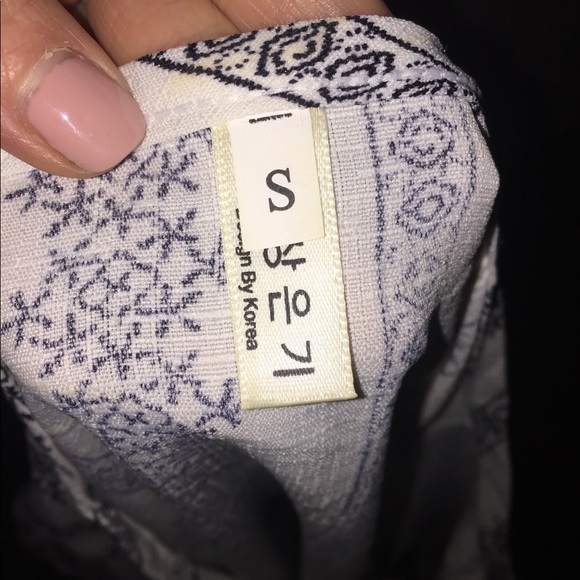 Pattern peasant top - Picture 3 of 3